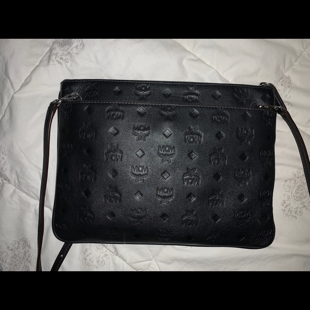 100% Authentic MCM Leather Crossbody